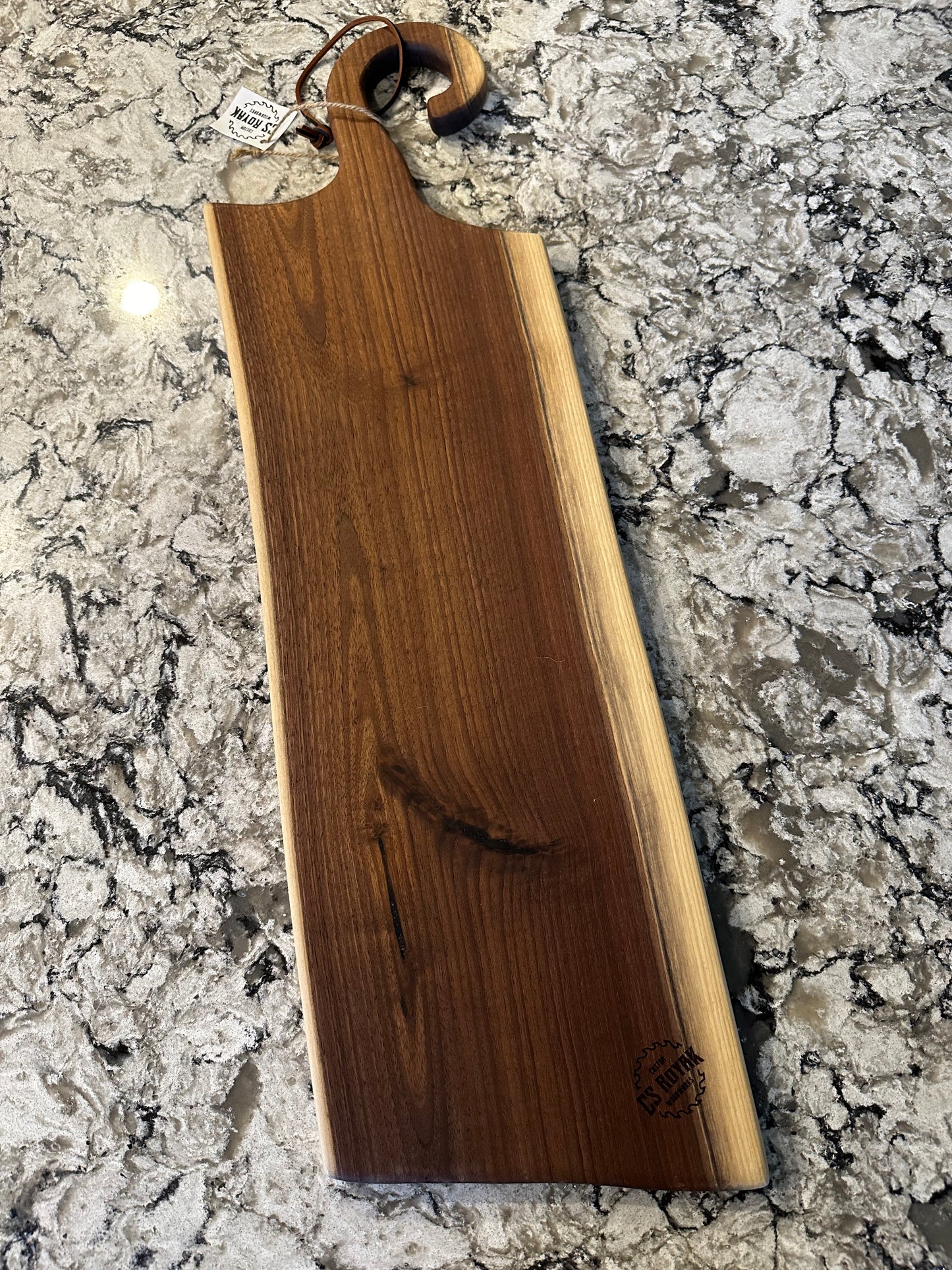 Live Edge Walnut Charcuterie Board
