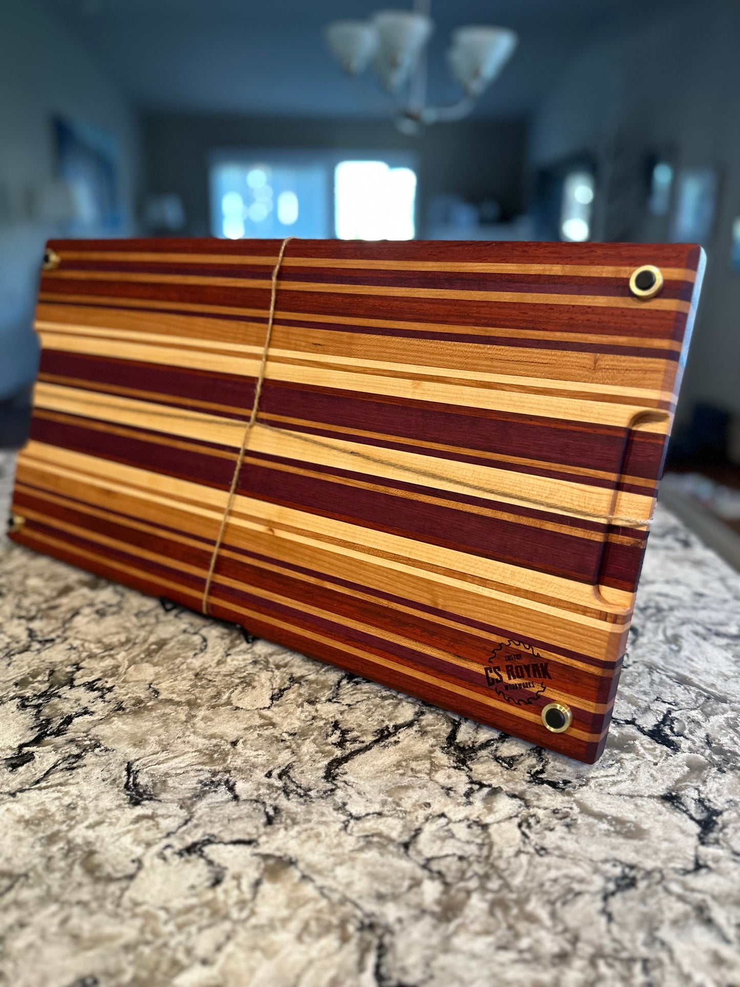 Multi-Species Edge Grain Cutting Board
