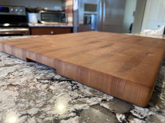 Solid Cherry End Grain Cutting Board