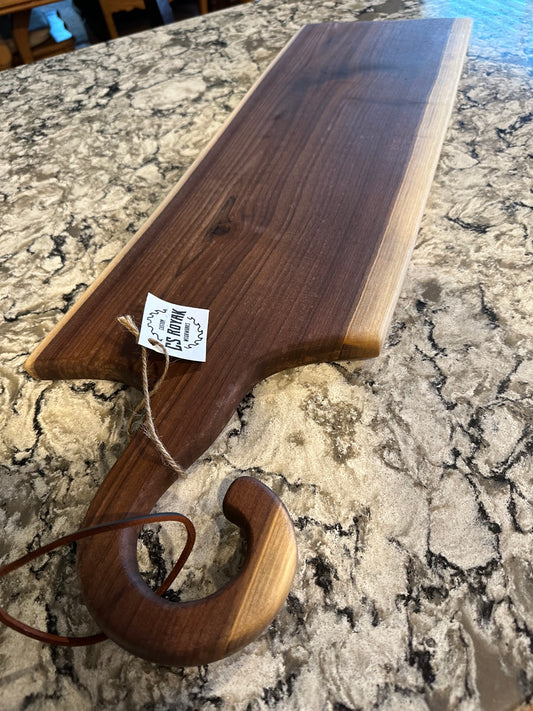 Live Edge Walnut Charcuterie Board