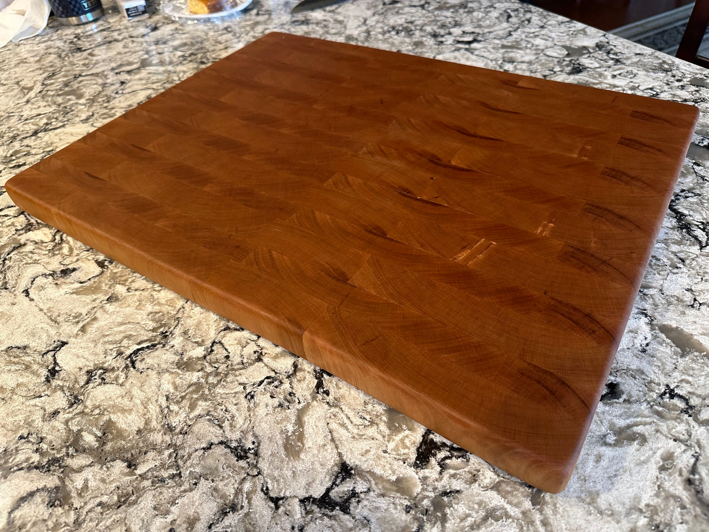 Solid Cherry End Grain Cutting Board
