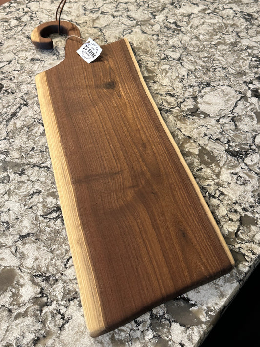 Live Edge Walnut Charcuterie Board